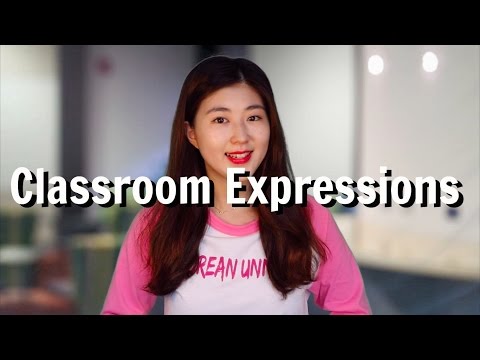 한국어 Learn Korean | Classroom Expressions 교실 용어