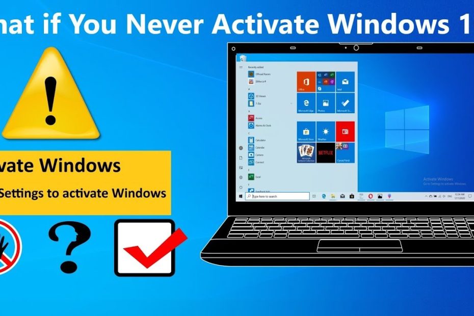 What Happens If You Never Activate Windows 10? - Youtube