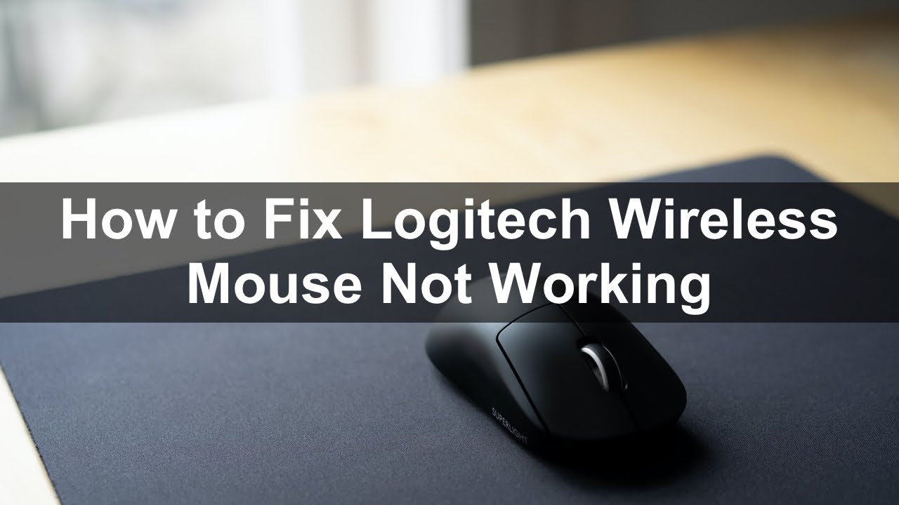 How To Fix Logitech Wireless Mouse Not Working? - Youtube