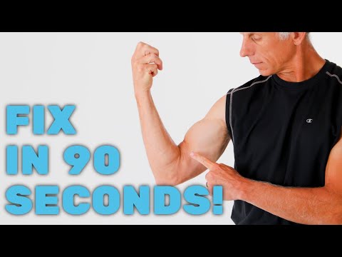 Fix biceps tendinitis of spanning in 90 seconden, thuis-zelfbehandeling, volg video