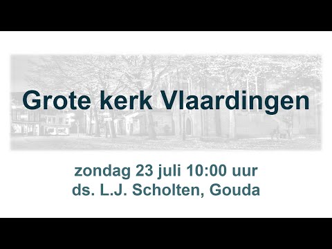 30-07-2023, Ochtenddienst, ds. E. van der Poel, Meerkerk
