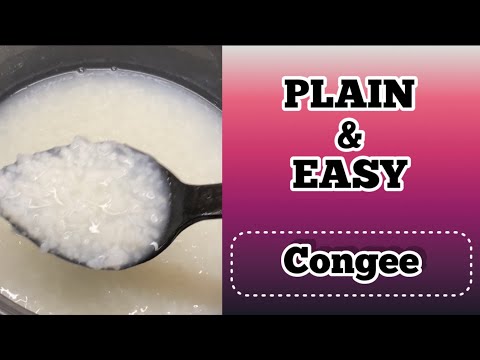 How to Cook the Perfect Plain Congee in 10 minutes