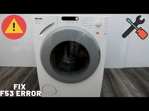 Fix Miele F53 Error Washing Machine Repair